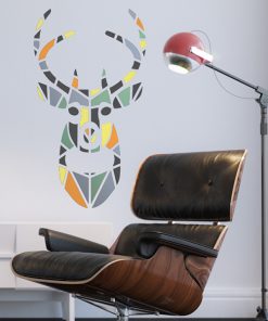 Aplikacja ścienna "Diamond Cut Deer"