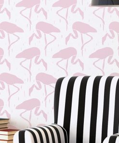 Fishing Flamingos