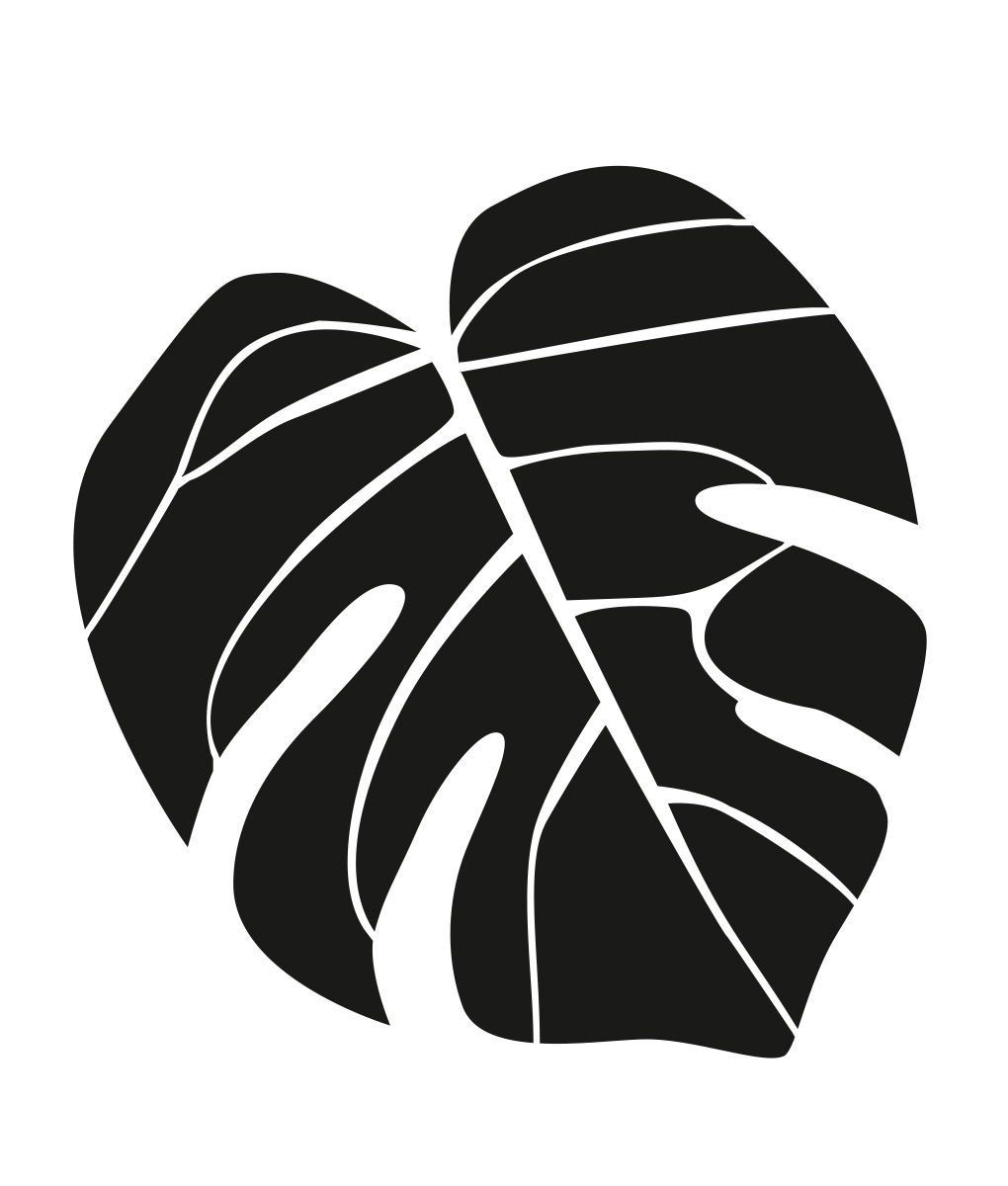 Monstera - aplikacja - Stencils - szablony malarskie i dekoracyjne
