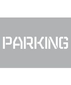 Szablon malarski parking