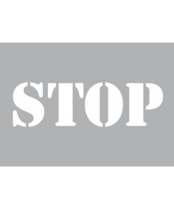 Szablon malarski STOP wielorazowy