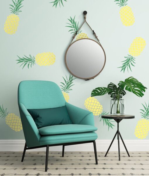 Szablon malarski ananas na ściane