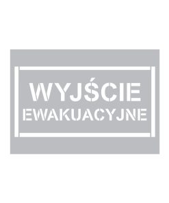Szablon WYJŚCIE EWAKUACYJNE AA001- 94x47cm