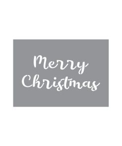 Merry Christmas 1 - szablon do sztucznego śniegu