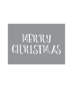 Merry Christmas 2 - szablon do sztucznego śniegu