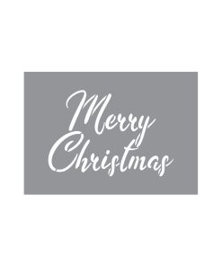 Merry Christmas 3 - szablon do sztucznego śniegu