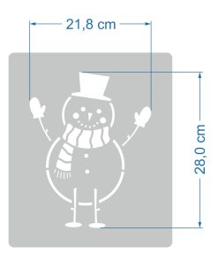Alternative view of Snowman - Craft