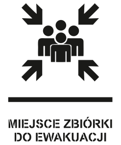 Alternative view of Miejsce zbiórki do ewakuacji - 64x84,9cm