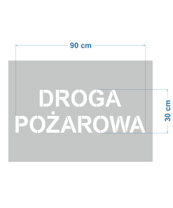 Droga pożarowa - 30x90cm
