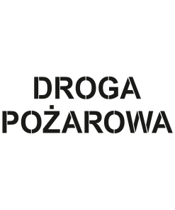 Alternative view of Droga pożarowa - 30x90cm