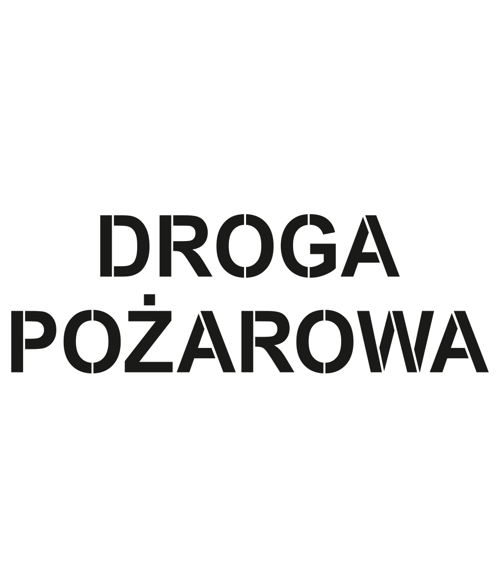Droga pożarowa - 30x90cm - obrazek 2